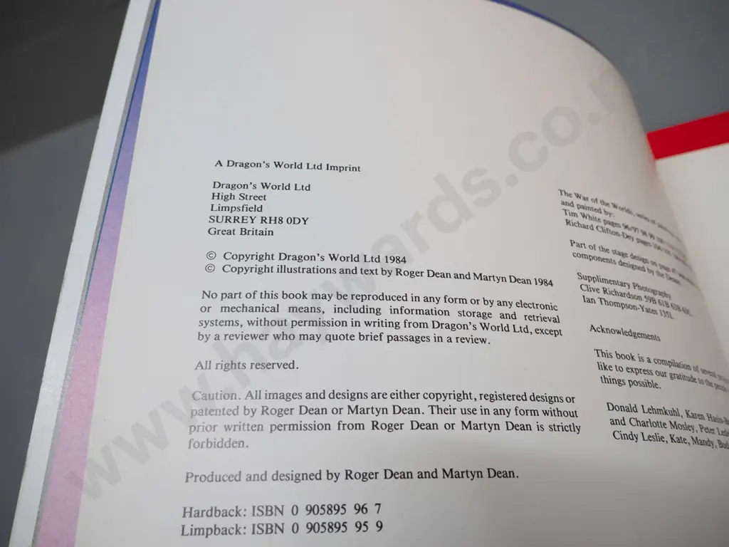 4 fantasy illustration / art books - three Roger Dean and Tim White science fiction and fantasy work Image 1++