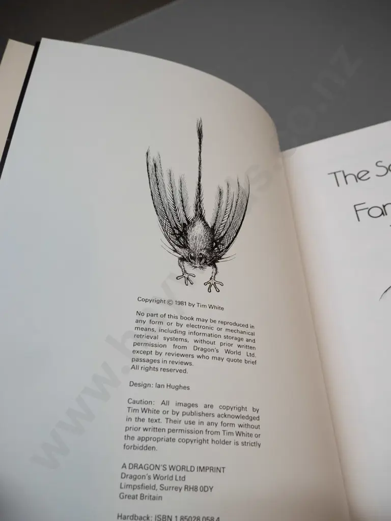 4 fantasy illustration / art books - three Roger Dean and Tim White science fiction and fantasy work Image 1++
