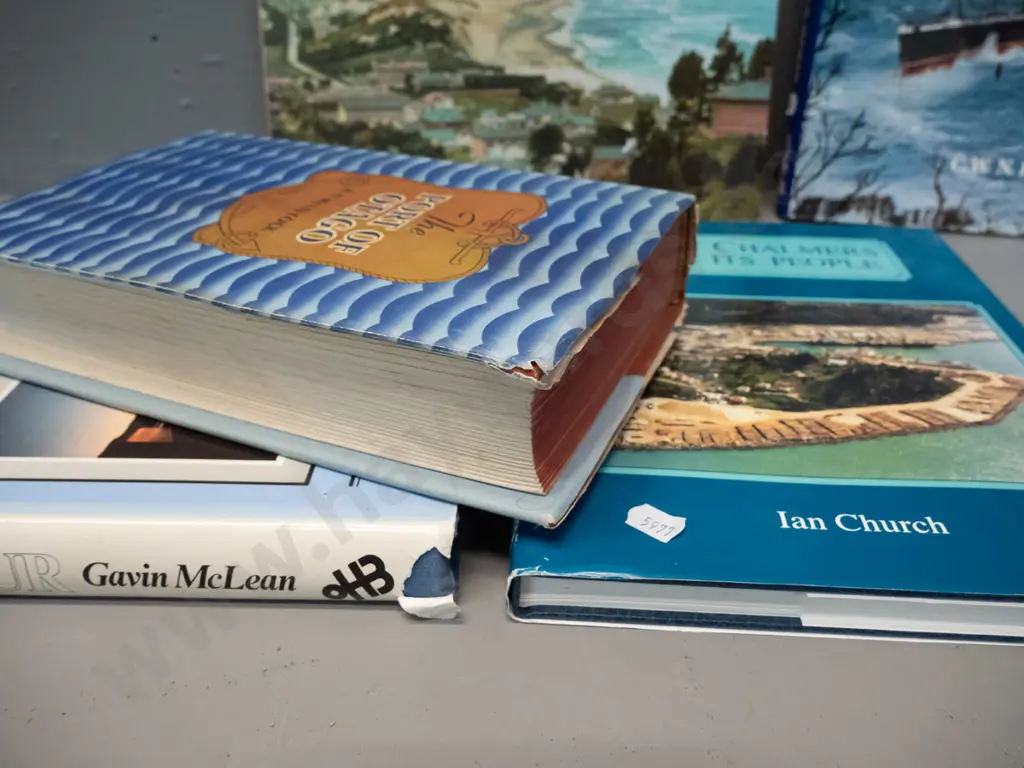5 New Zealand books - Port Otago by Mclintock, Port Chalmers by Ian Church, St. Clair, Shipwrecks, etc. Image 1++
