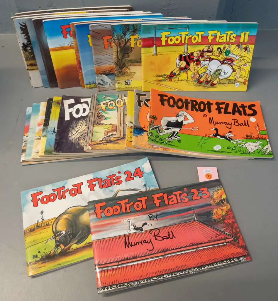 23 Footrot Flats books - 1 thru 21 complete, 123 and 124 Image 1++