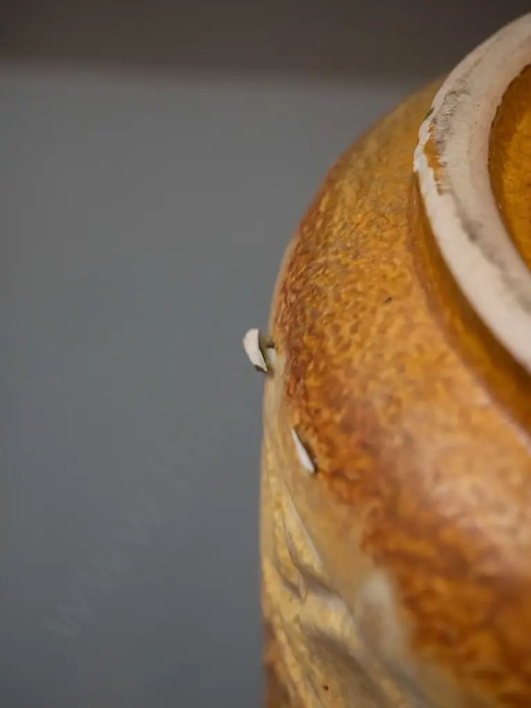 German pottery handled vase - has small casting fault on side H-250 Image 1++