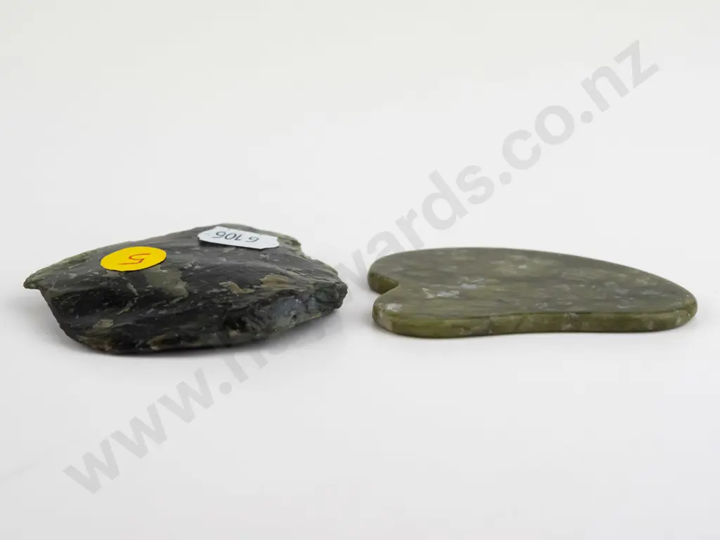 2 pieces of greenstone Image 1++
