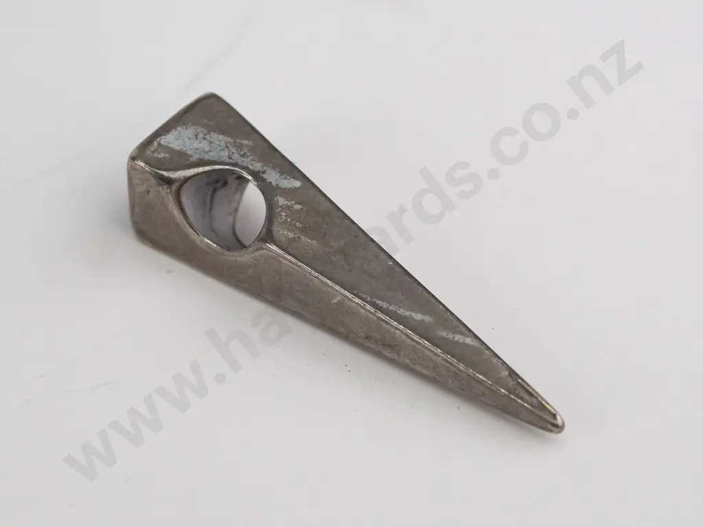 silver triangular pendant with blue stone no chain 'Dyberg Kern'  ? Image 1++