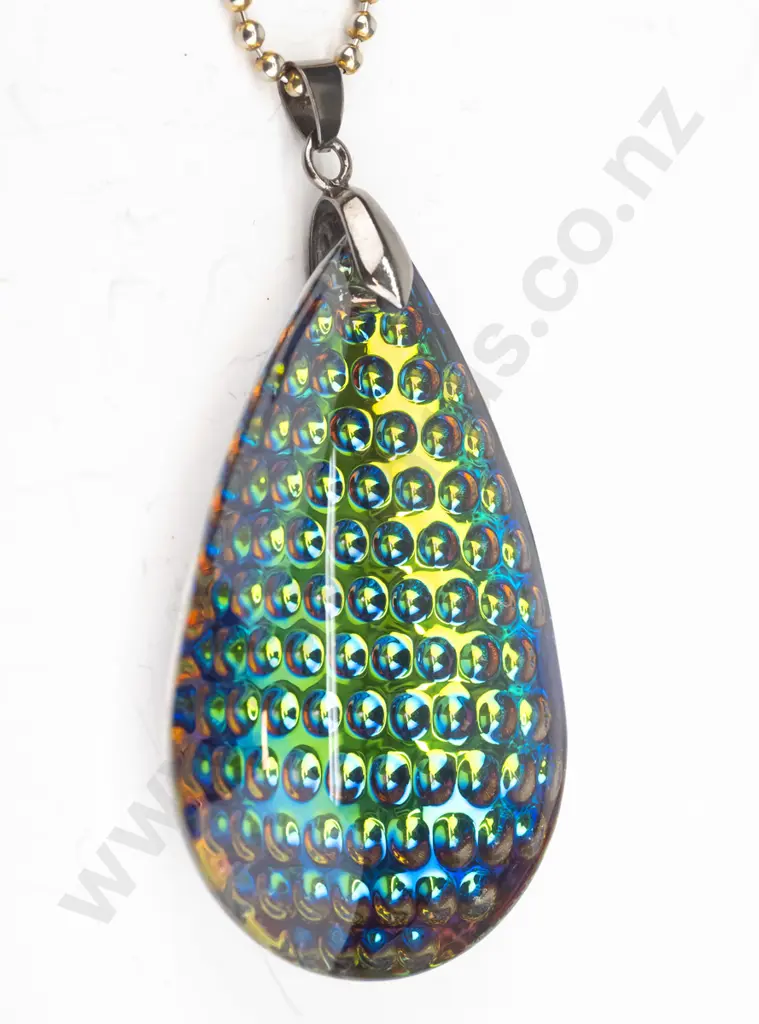 multi coloured necklace chain stamped 925 Image 1++