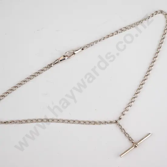 silver fob style chain stamped 925