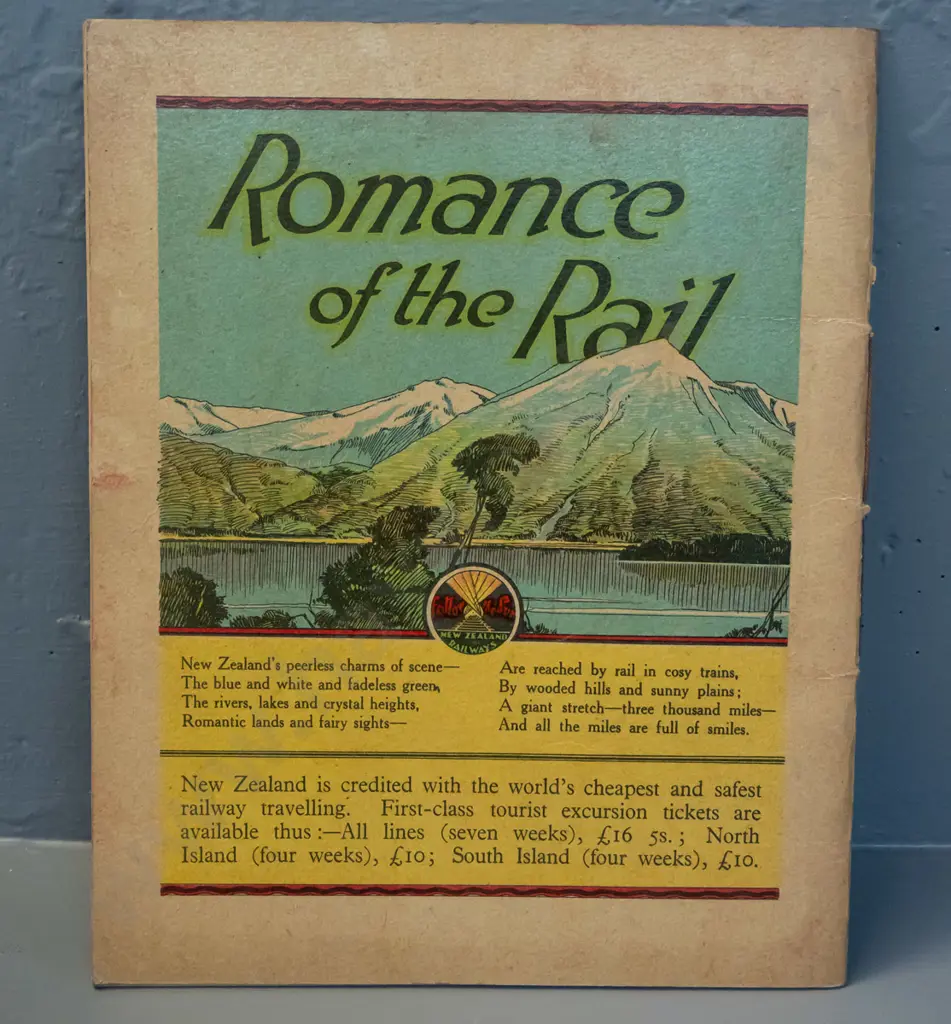1920s publication "Sonny New Zealand - Brighter Britain of the South" pub. Tanner Bros. - minor wear & marks Image 1++