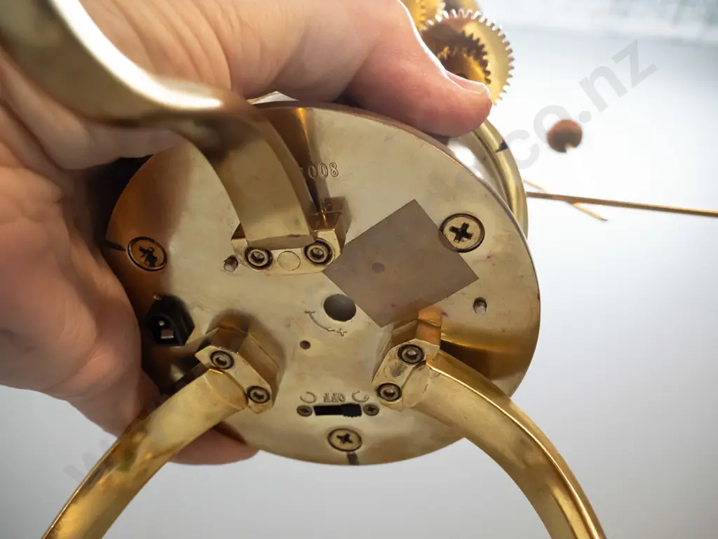 brass mechanical orrery / solar system model with moving planets and moons - with power supply - working. H-360 D-520 Image 1++