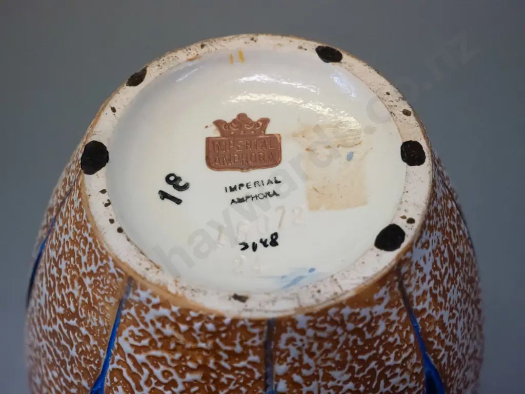 Imperial Amphora floral pattern vase 15078/24 - H-200 D-120 Image 1++
