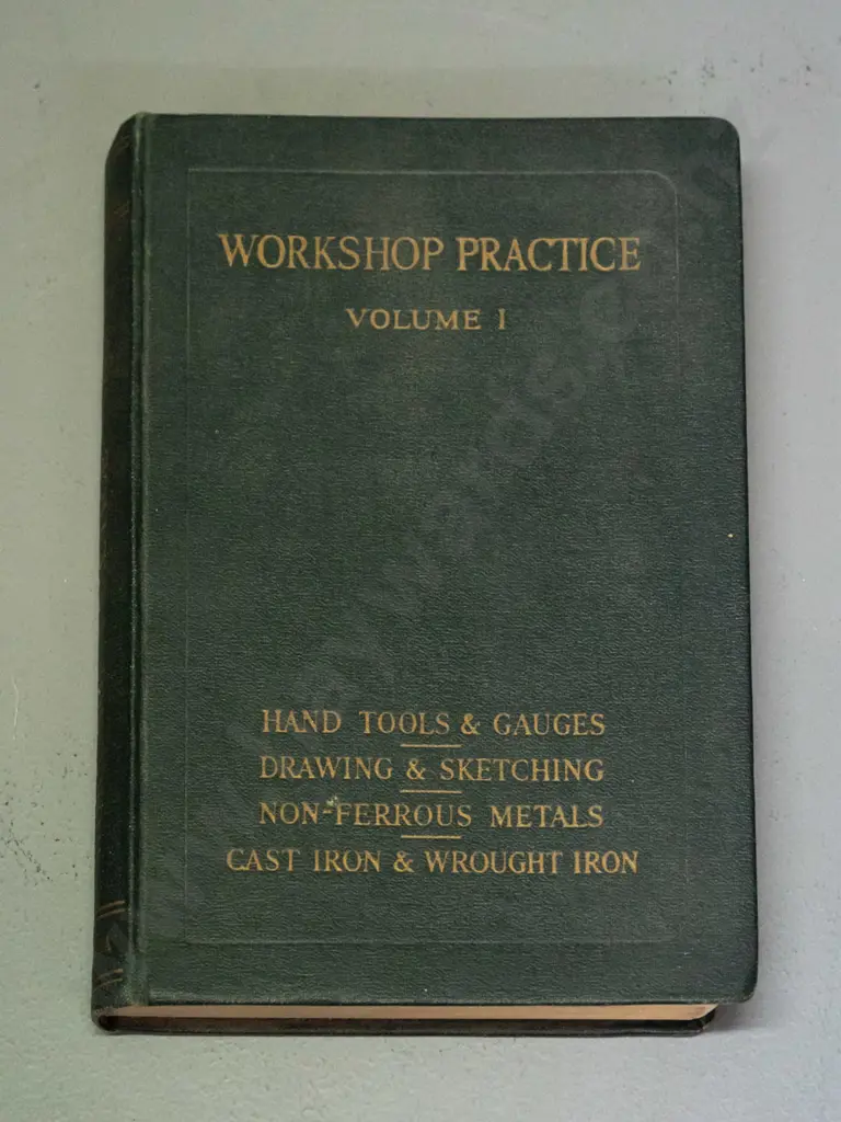 vintage 8 volume set of books - Workshop Practice for the Draughtsman, Mechanic, Pattern Maker and Foundryman - ed. by Image 1++