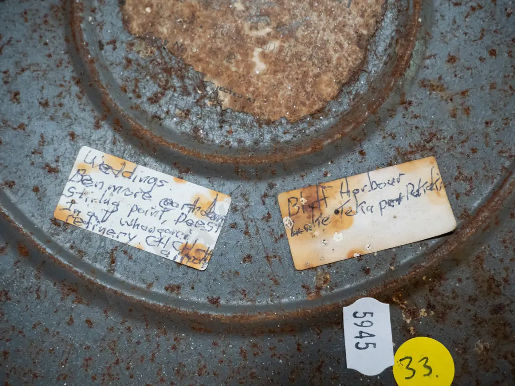 4 vintage film reels in cans and 2 spare reels - 3 are marked Redex Trial (mid 1950s Australian endurance automotive Image 1++