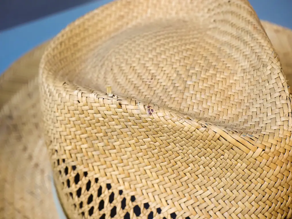 3 vintage men's hats - grey Wellesley Panama, Rexley Miami mesh and a straw hat, 2 marked size 6 & 3/4 Image 1++