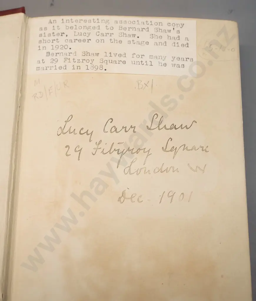 2 Samuel Butler books - Erewhon, 1973 NZ edition, and Erewhon Revisited, 1901 edition - note says this copy was owned by Image 1++