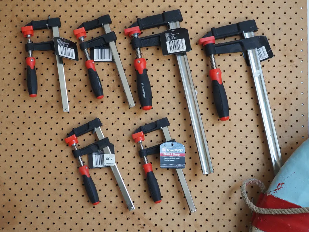 6x F clamps Image 1++