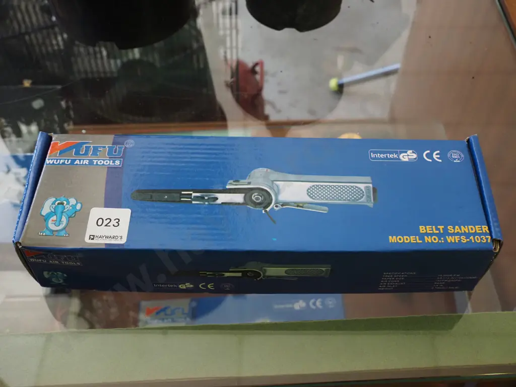 WUFU as-new air powered belt sander Image 1++