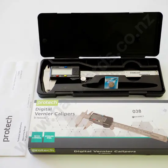 as-new Protec digital vernier calipers