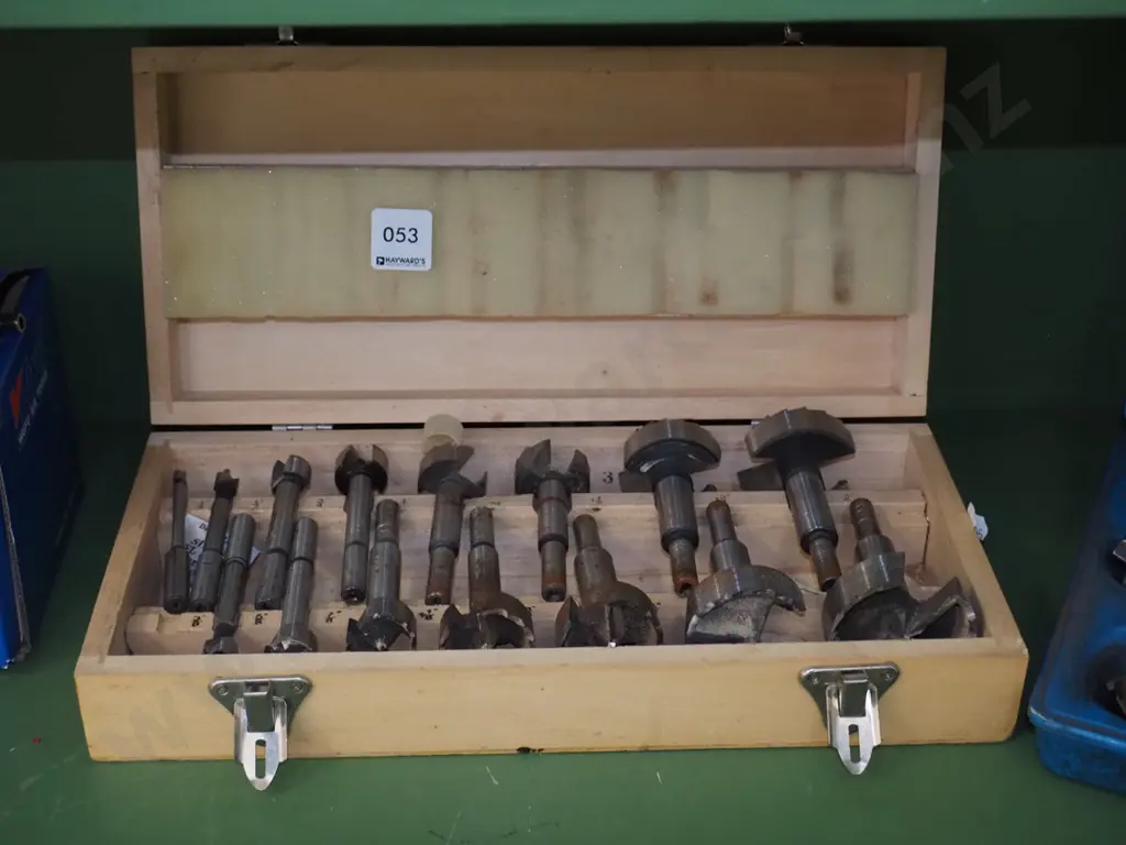 box of woodworking drill bits Image 1++
