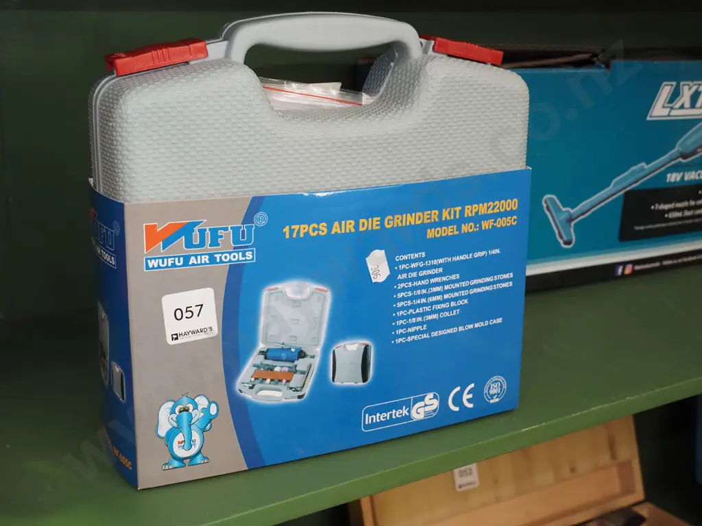 WUFU as-new 17 piece air die grinder kit Image 1++