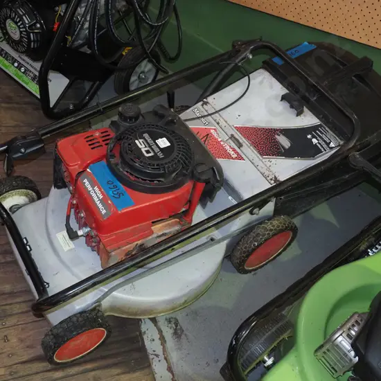 Masport 4 stroke motor mower - some damage to plastic on motor