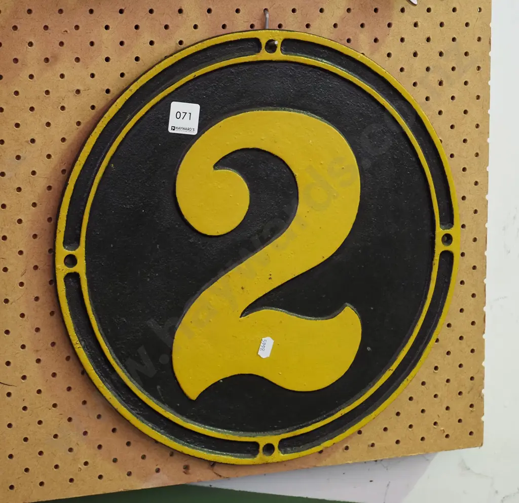 reproduction cast iron locomtive number Image 1++