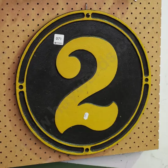 reproduction cast iron locomtive number