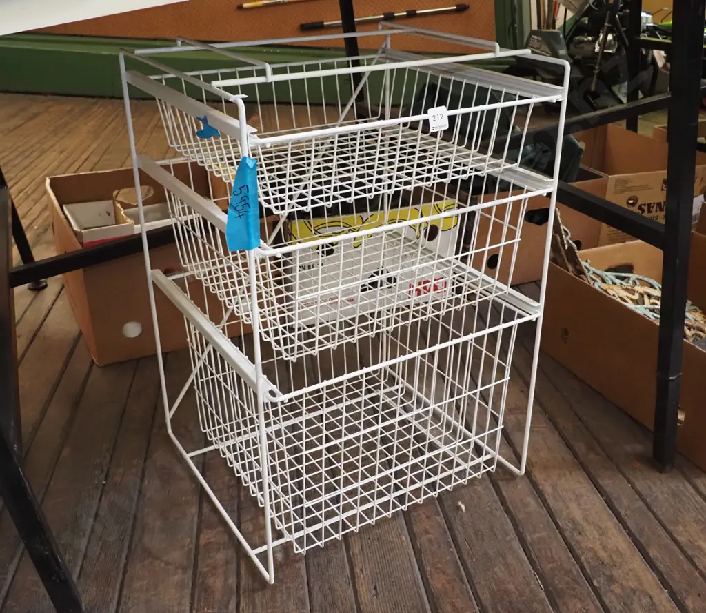set of wardrobe wire basket drawers Image 1++
