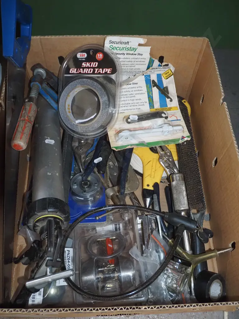 box; F clamp, rasp, bike lock etc Image 1++
