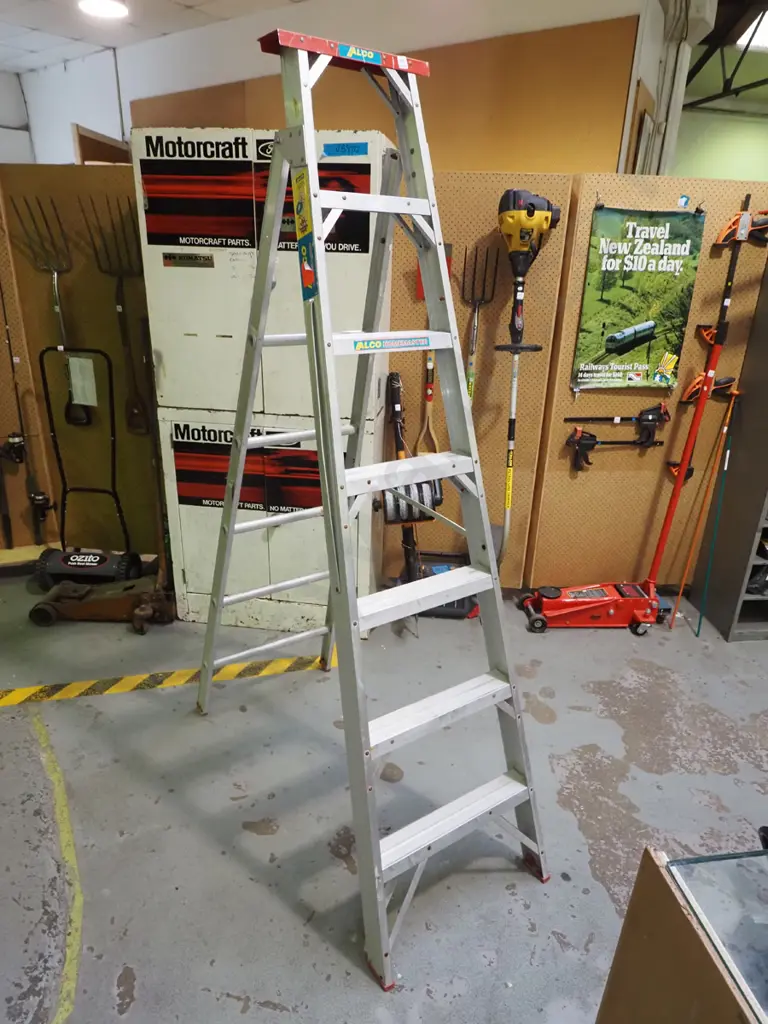 Alco Homemaster 6 step aluminium ladder Image 1++