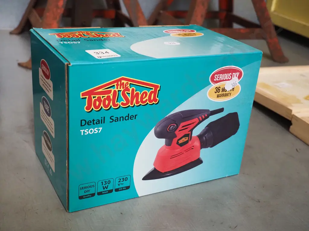as-new boxed Tool Shed detail sander Image 1++