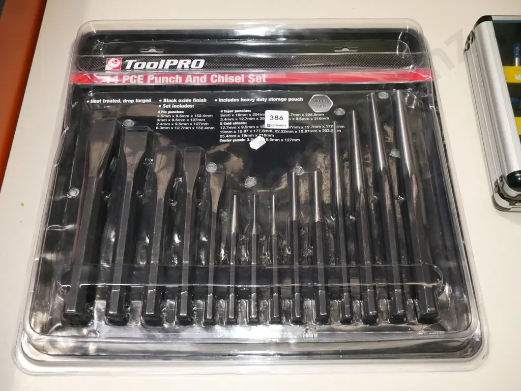 as-new Tool Pro 13 piece punch and chisel set Image 1++