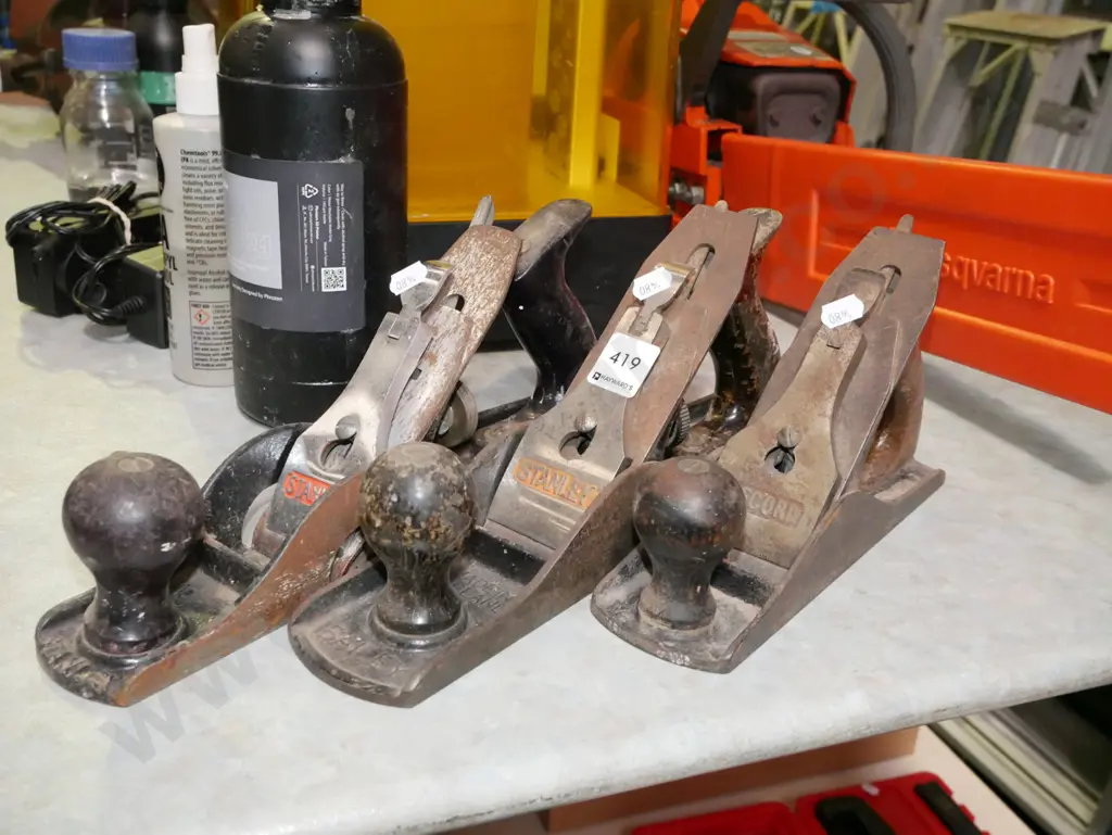 3x metal hand planes Image 1++