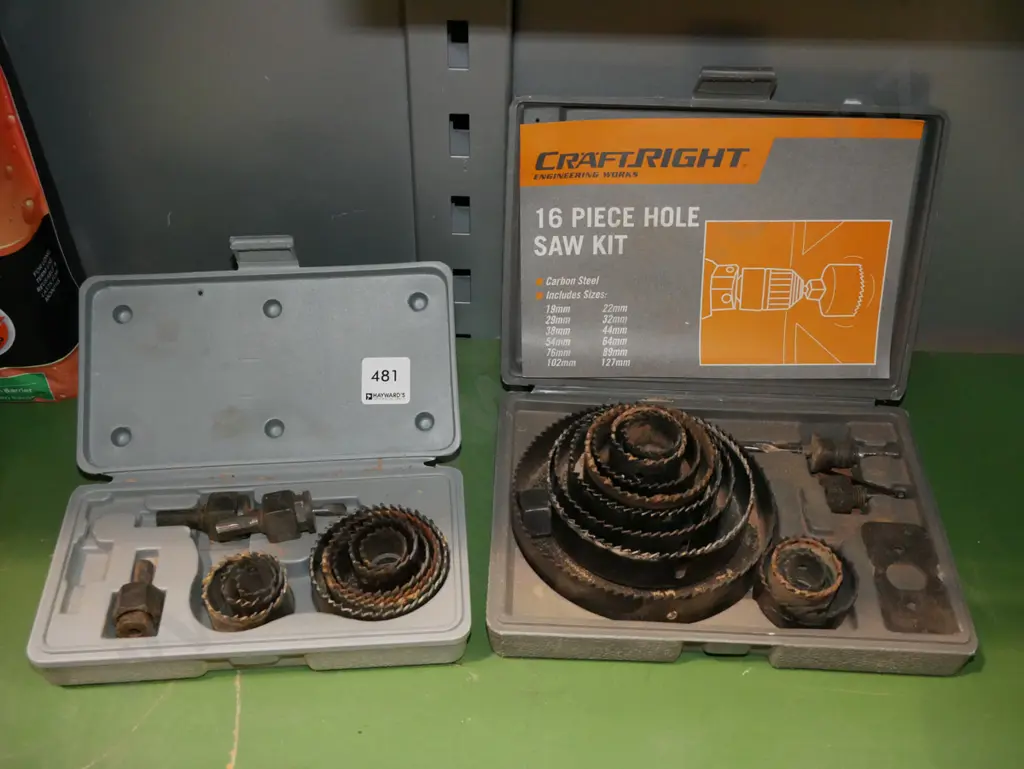 2x hole saw sets Image 1++