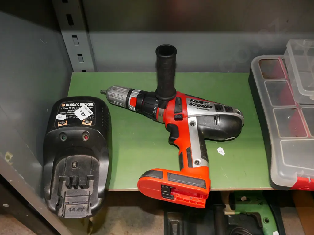 Ryobi Firestorm drill and charger - no battery Image 1++