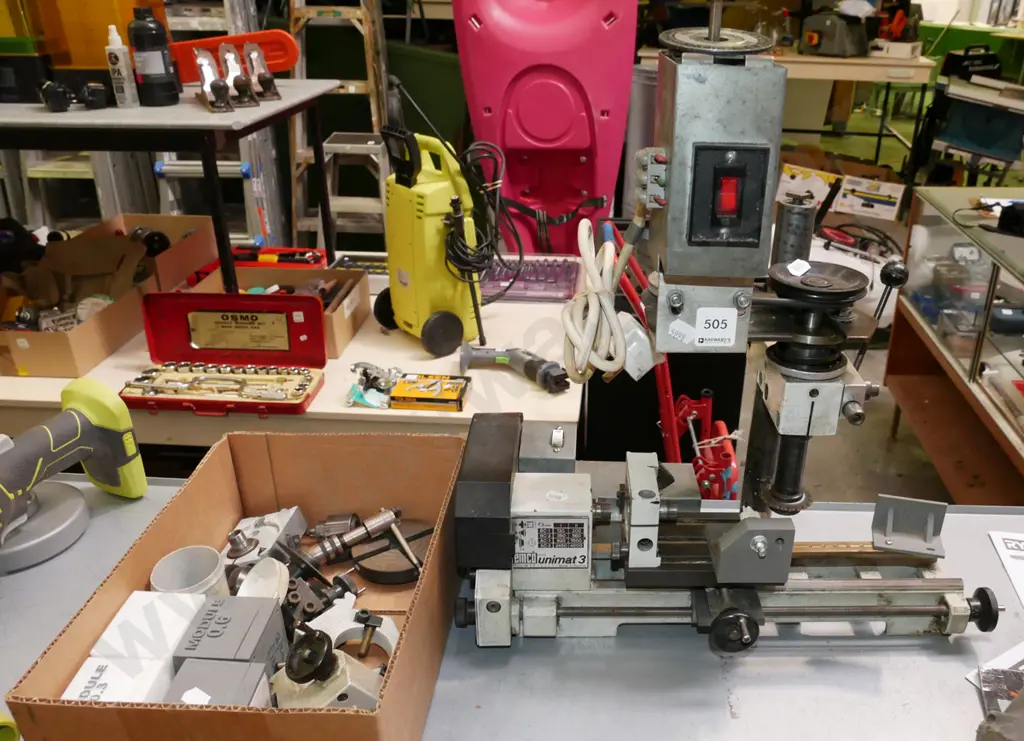 Emco Unimat 3 lathe with milling machine and accessories Image 1++