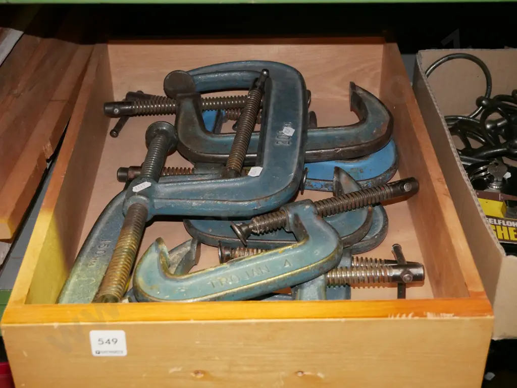 box of G clamps Image 1++