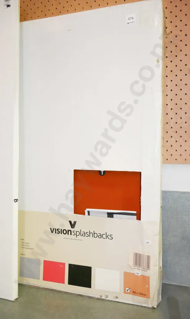 900x750 orange glass splash back Image 1++