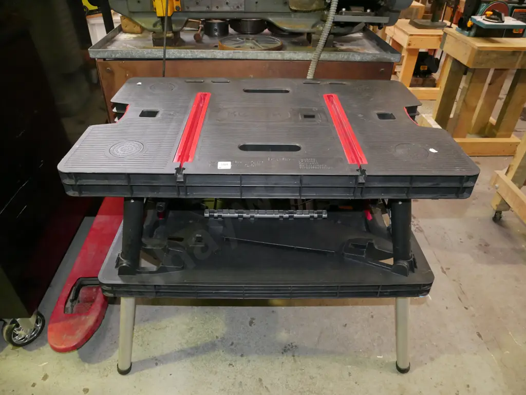 Keter durable plastic folding table/work bench Image 1++