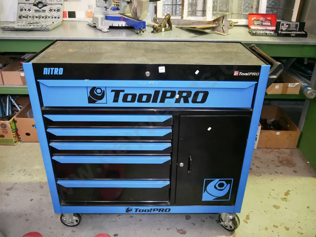 Tool Pro Nitro workshop tool chest on casters H-1010 W-1120 D-460 Keys in office Image 1++