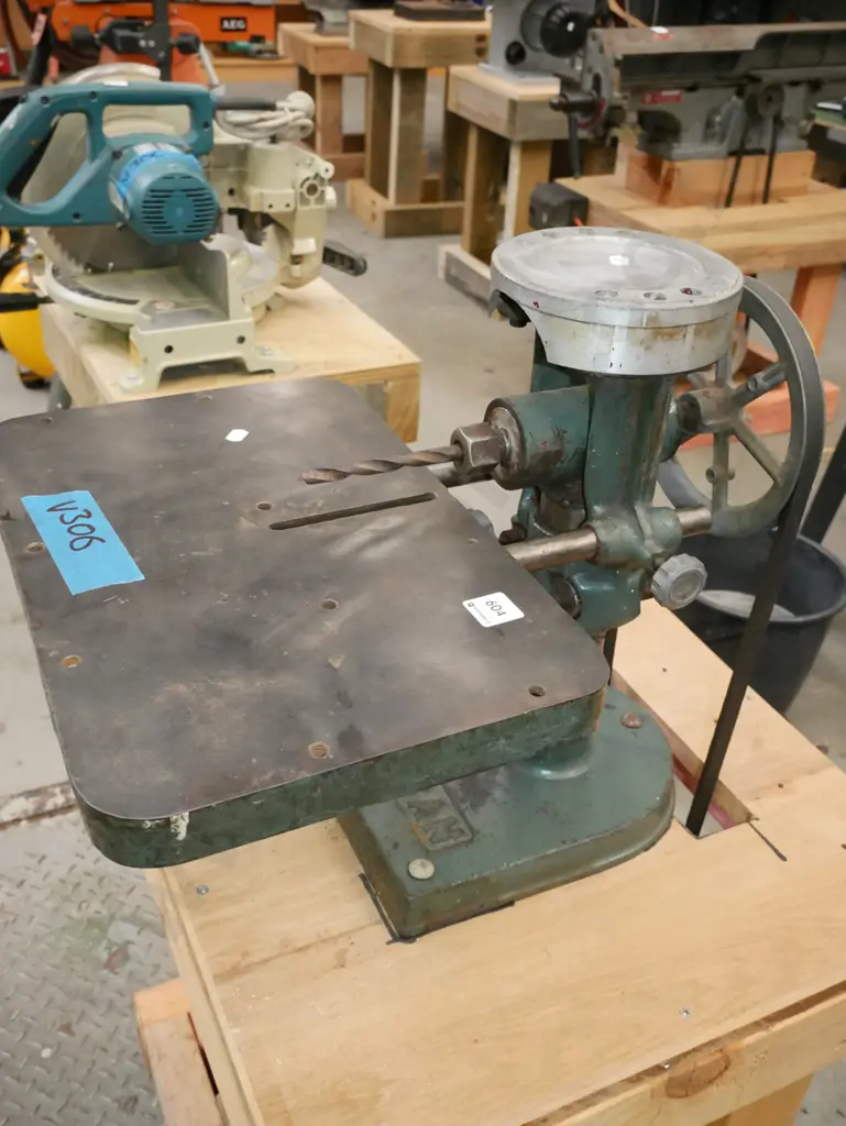 horizontal borer on homemade stand Image 1++