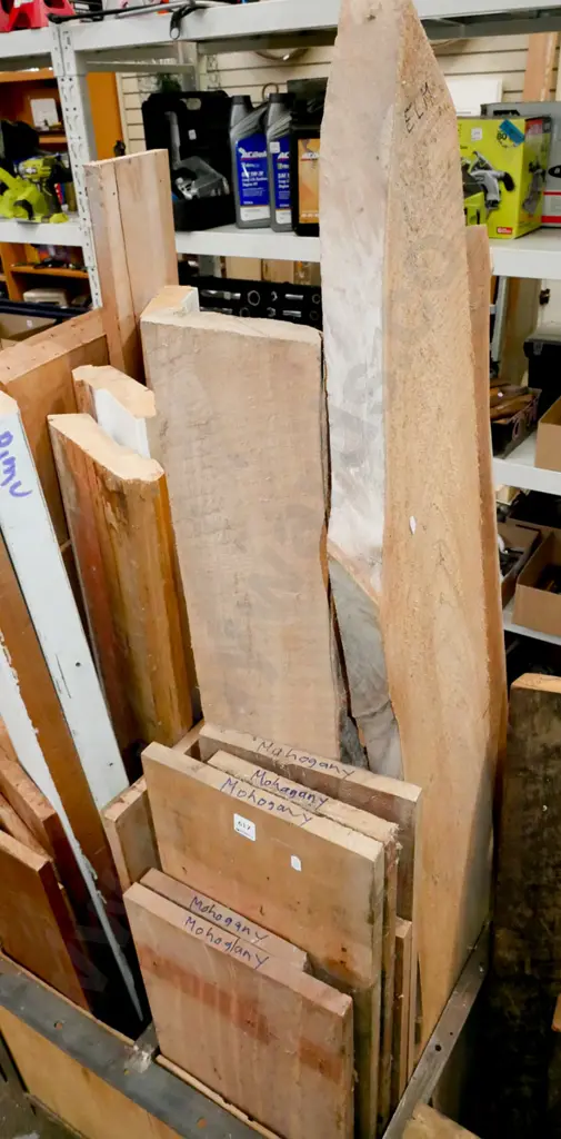  various lengths of mahogany, matai, kauri, elm Image 1++