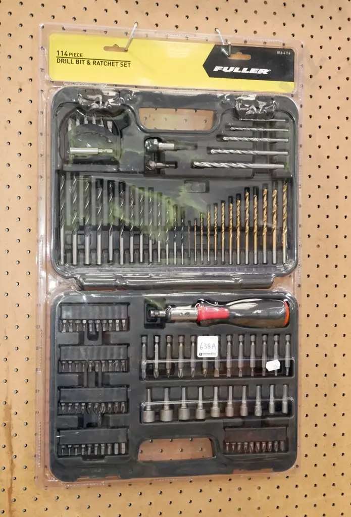 as-new Fuller 114c piece drill bit and ratchet set Image 1++