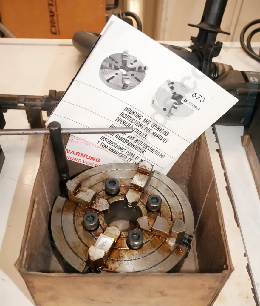 metal lathe work chuck Image 1++