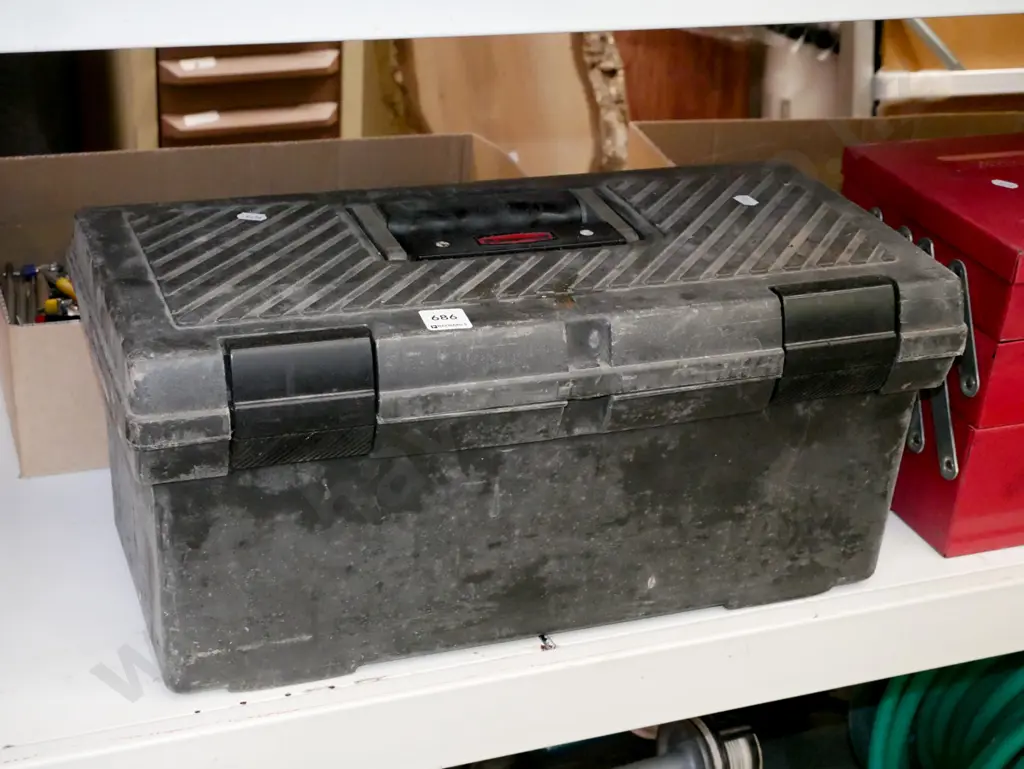 black plastic tool box Image 1++