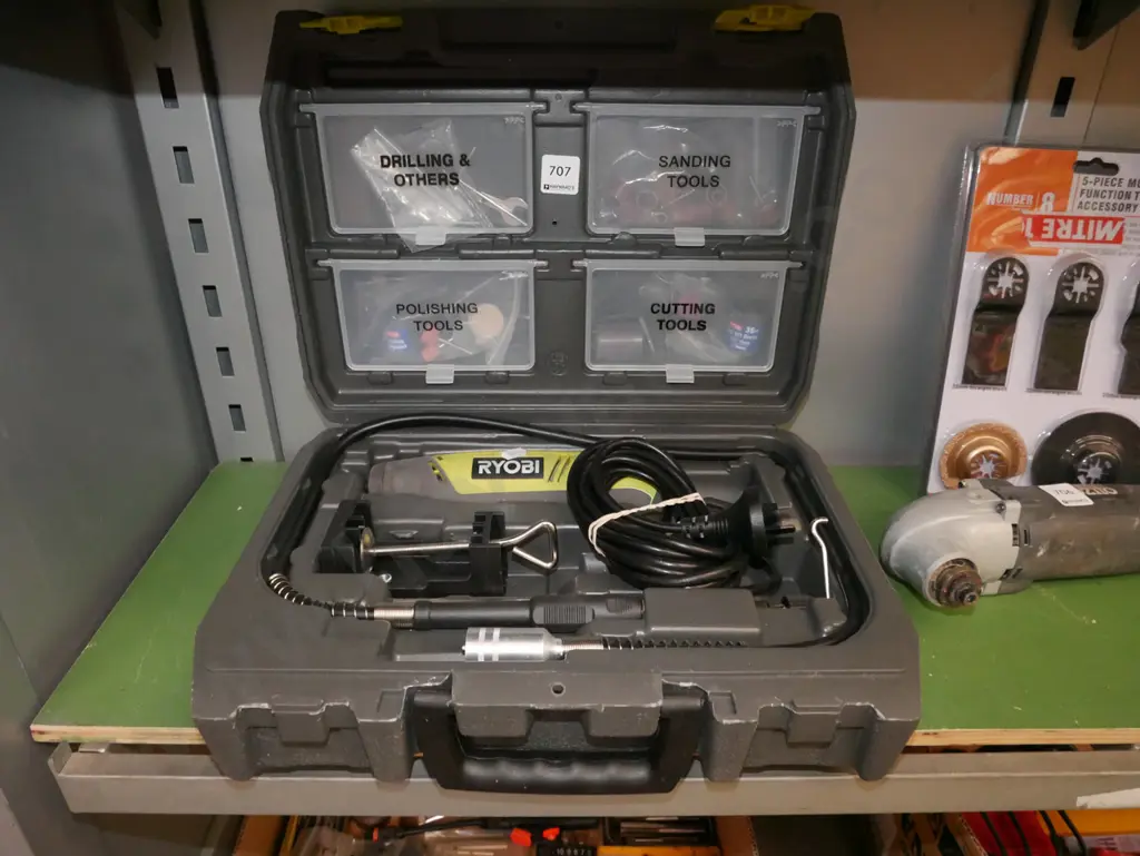 cased Ryobi rotary tool Image 1++