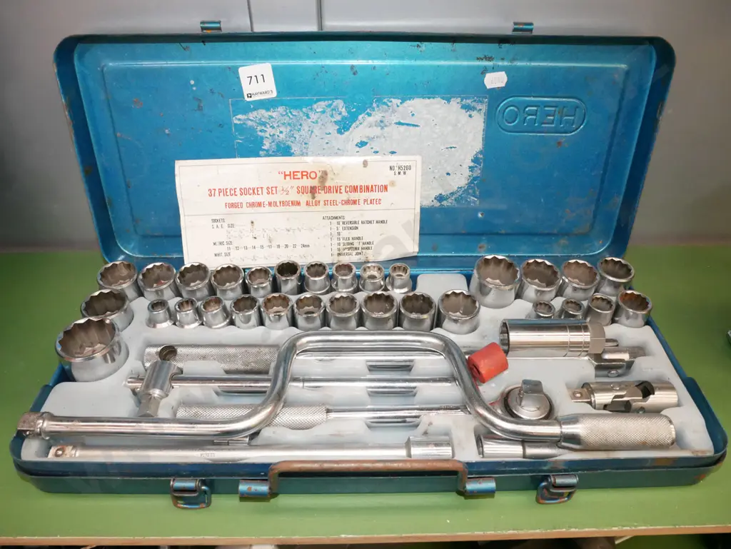 Hero 37 piece socket set Image 1++