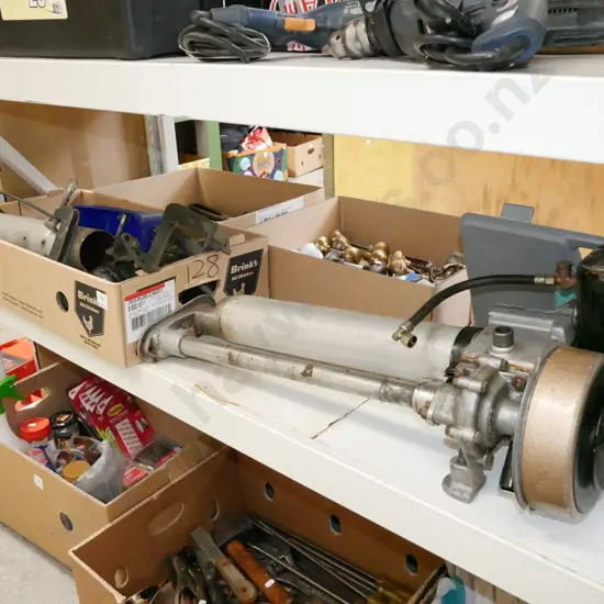 restorer's Seagull motor and parts