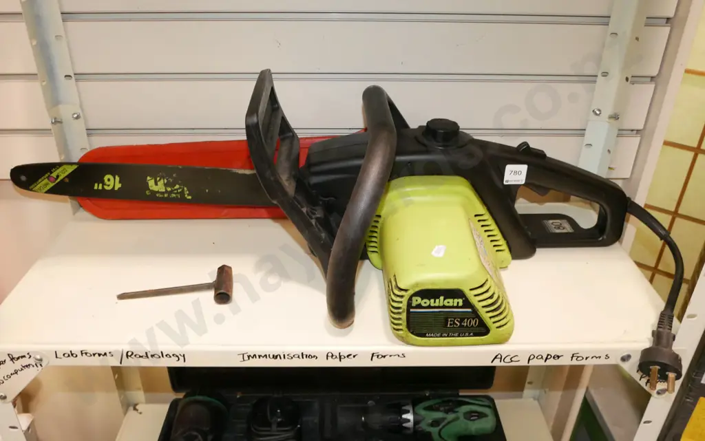 Poulin electric chainsaw - no chain Image 1++