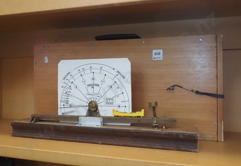 wood cased inclinometer Image 1++