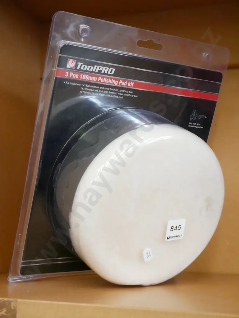 Tool Pro 3 piece 18-mm polishing pad kit Image 1++