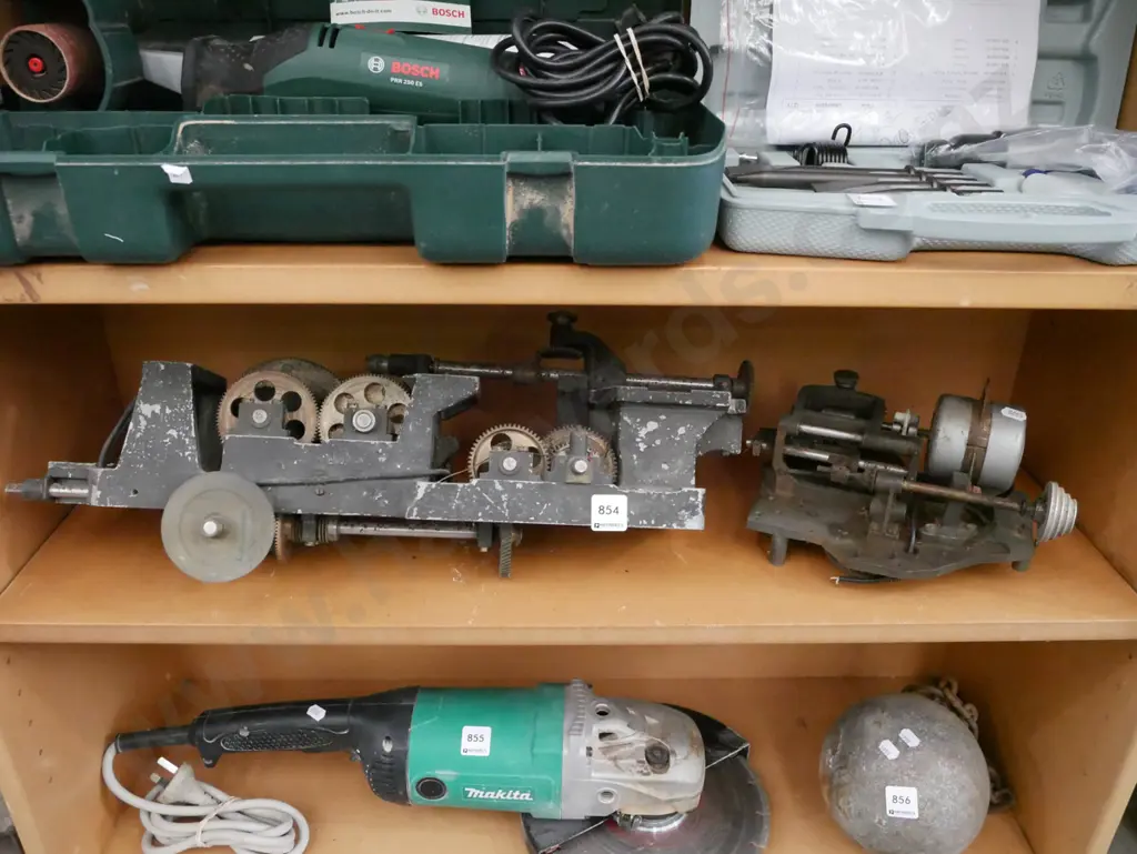 shelf of assorted machine parts Image 1++