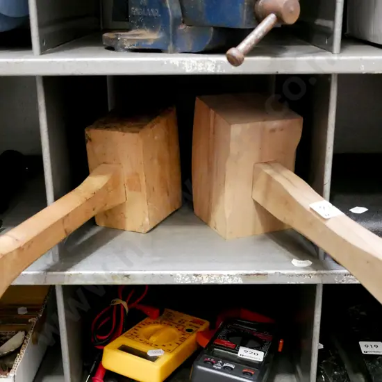 2x wooden mallets
